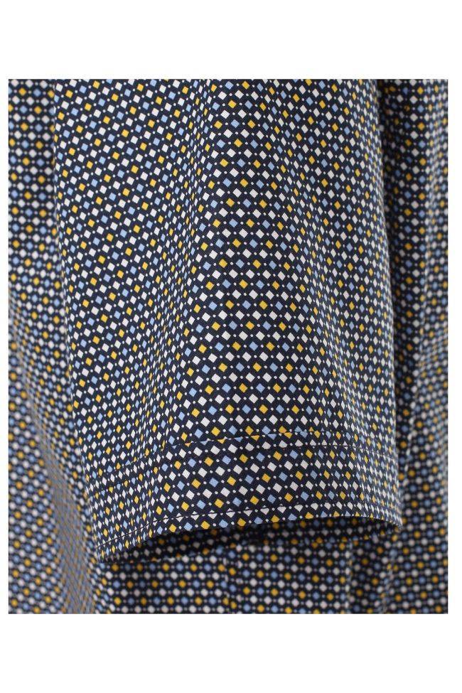 Casamoda Hemd Herren Casamoda Classic Muster Kragen Button-Down Kurze Ärmel