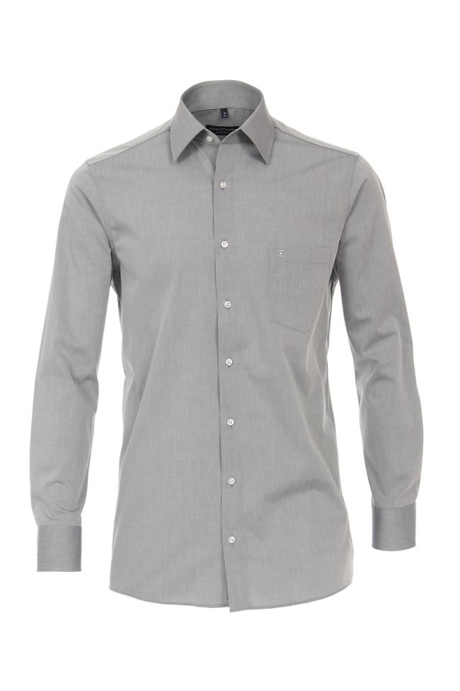 casamoda Hemd Herren Casamoda Comfort Bügelfreie Einfarbig kragen Französisch Lange Ärmel