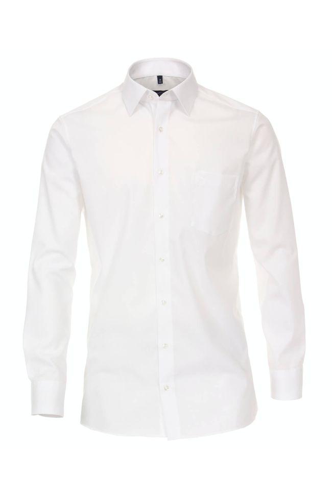 casamoda Hemd Herren Casamoda Comfort Bügelfreie Einfarbig kragen Französisch Lange Ärmel