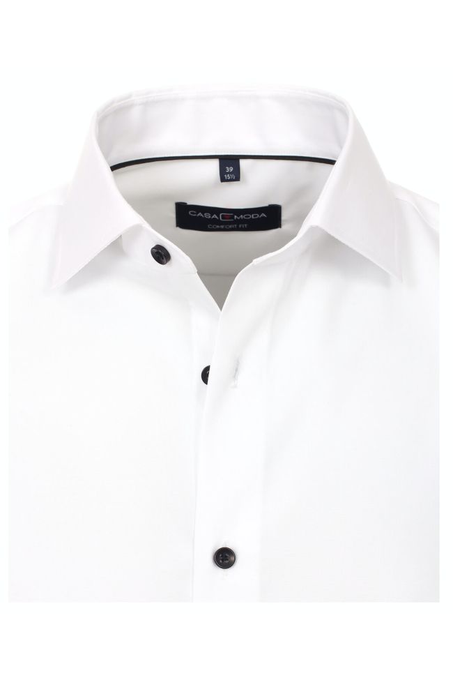Casamoda Hemd Herren Casamoda Comfort Bügelfreie Einfarbig Kragen Französisch Lange Ärmel