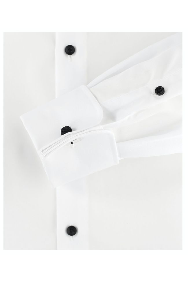 Casamoda Hemd Herren Casamoda Comfort Bügelfreie Einfarbig Kragen Französisch Lange Ärmel