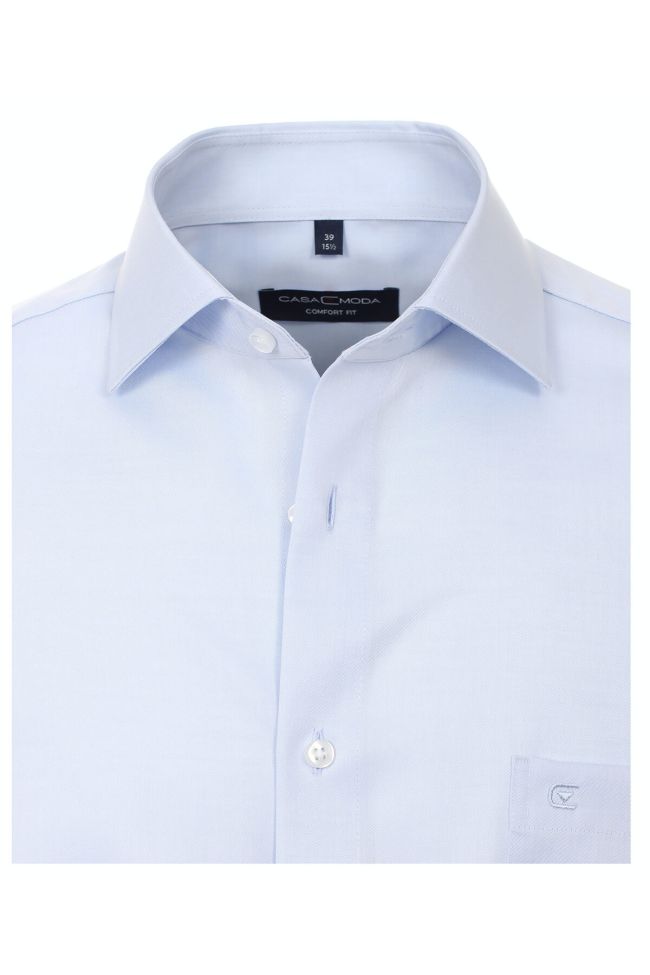 Casamoda Hemd Herren Casamoda Comfort Bügelfreie Einfarbig Kragen Französisch Lange Ärmel