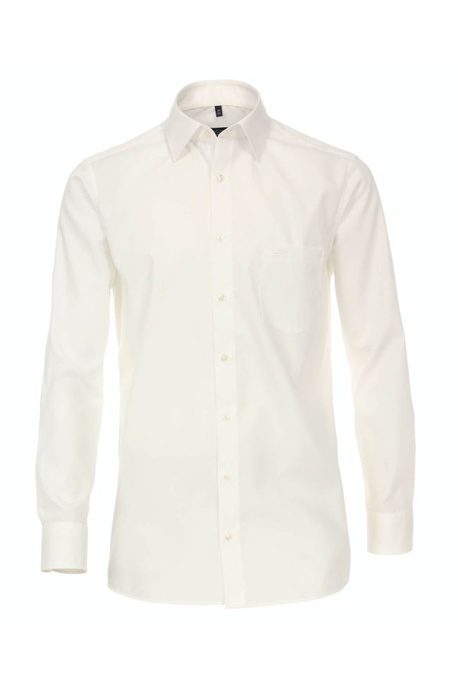 casamoda Hemd Herren Casamoda Comfort Bügelfreie Einfarbig kragen Französisch Lange Ärmel