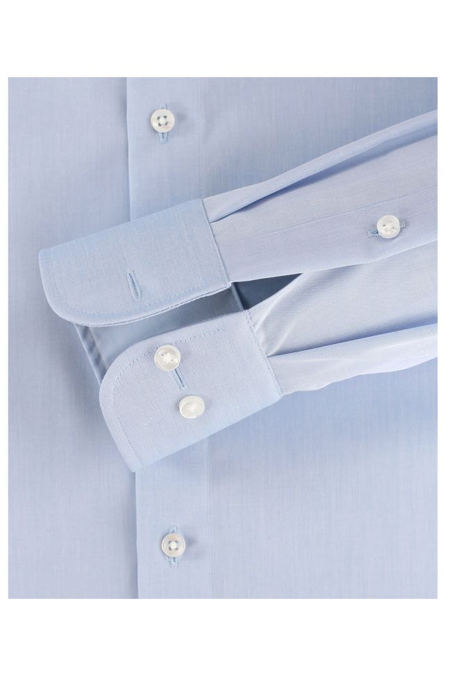 Casamoda Hemd Herren Casamoda Comfort Bügelfreie Einfarbig Kragen Französisch Lange Ärmel