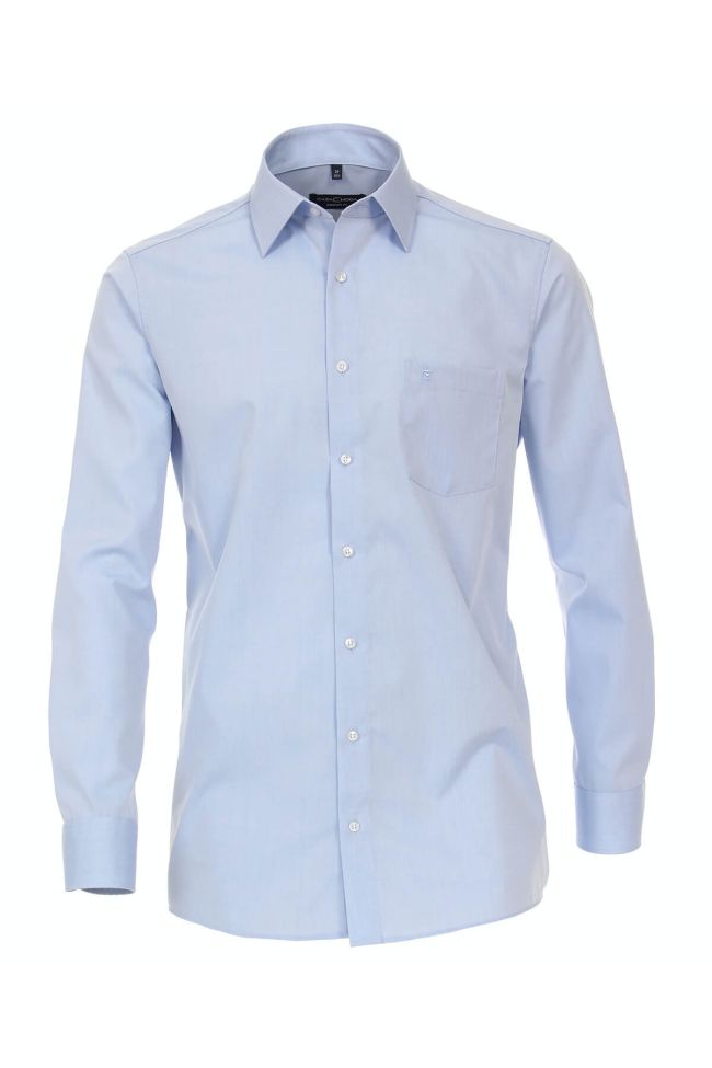 casamoda Hemd Herren Casamoda Comfort Bügelfreie Einfarbig kragen Französisch Lange Ärmel