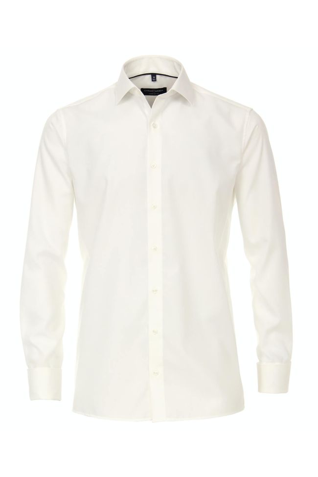 casamoda Hemd Herren Casamoda Comfort Bügelfreie Einfarbig kragen Französisch Lange Ärmel