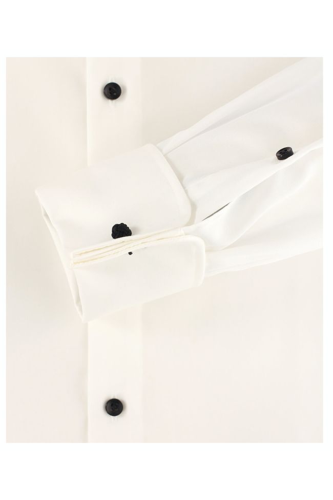 Casamoda Hemd Herren Casamoda Comfort Bügelfreie Einfarbig Kragen Französisch Lange Ärmel