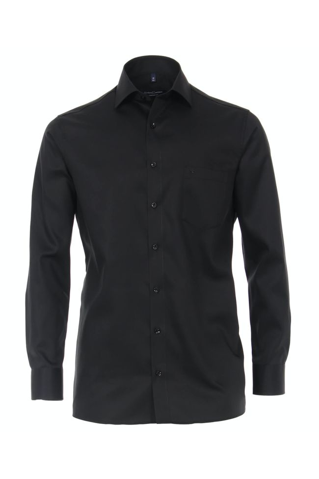 casamoda Hemd Herren Casamoda Comfort Bügelfreie Einfarbig kragen Französisch Lange Ärmel
