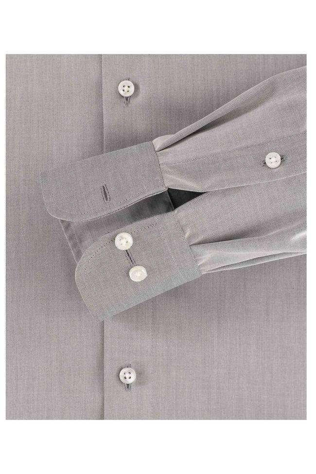 Casamoda Hemd Herren Casamoda Comfort Bügelfreie Einfarbig Kragen Französisch Lange Ärmel