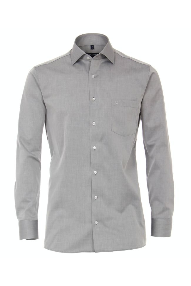 casamoda Hemd Herren Casamoda Comfort Bügelfreie Einfarbig kragen Französisch Lange Ärmel