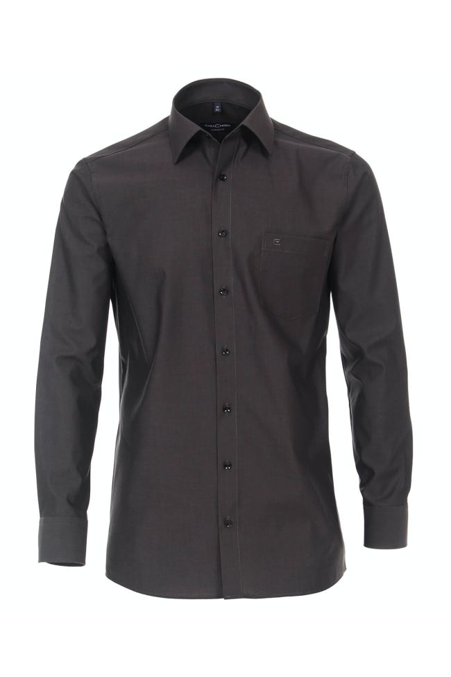 casamoda Hemd Herren Casamoda Comfort Bügelfreie Einfarbig kragen Französisch Lange Ärmel