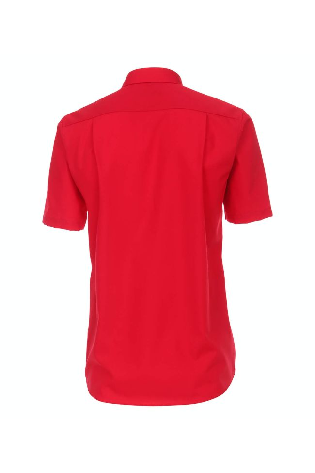Casamoda Hemd Herren Casamoda Comfort Einfarbig Kragen Französisch Kurze Ärmel