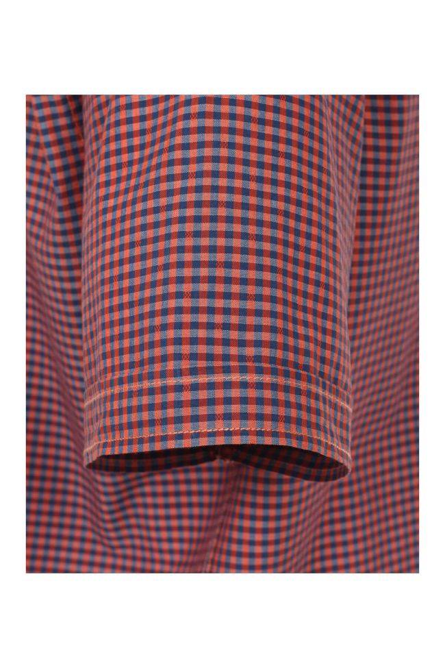 Casamoda Hemd Herren Casamoda Comfort Karo Kragen Französisch Kurze Ärmel