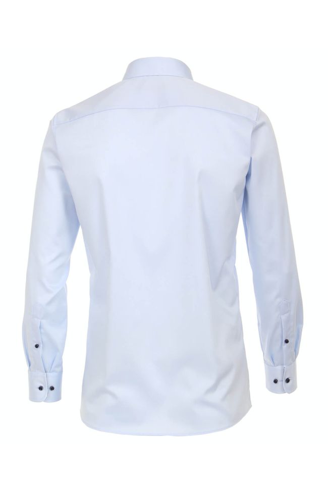 Casamoda Hemd Herren Casamoda Regular Bügelfreie Einfarbig Kragen Französisch Lange Ärmel
