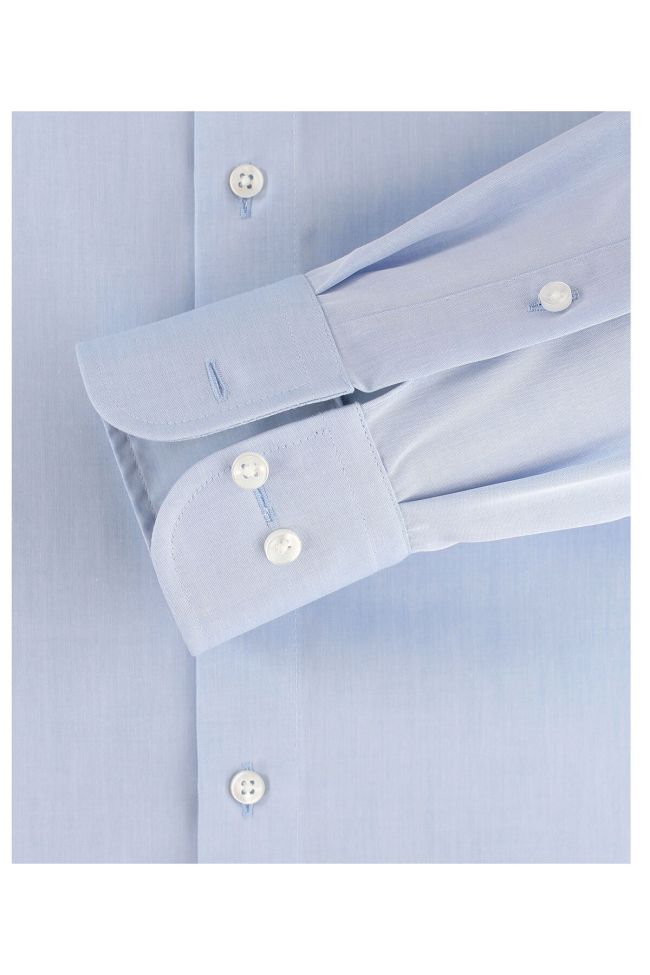 Casamoda Hemd Herren Casamoda Regular Bügelfreie Einfarbig Kragen Französisch Lange Ärmel