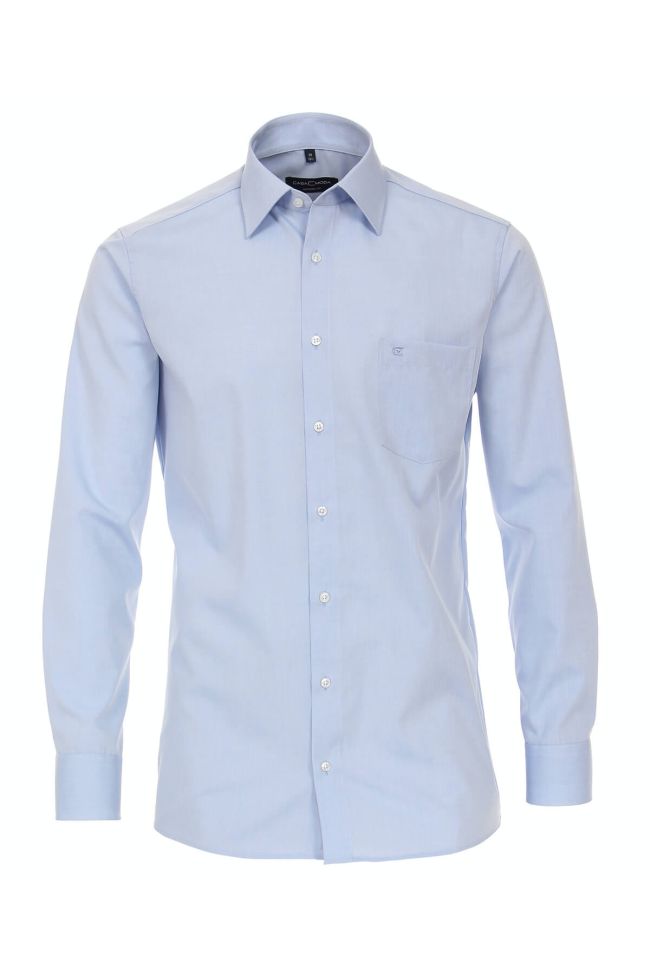 casamoda Hemd Herren Casamoda Regular Bügelfreie Einfarbig kragen Französisch Lange Ärmel