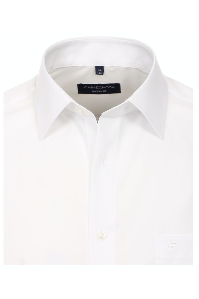 Casamoda Hemd Herren Casamoda Regular Bügelfreie Einfarbig Kragen Französisch Lange Ärmel
