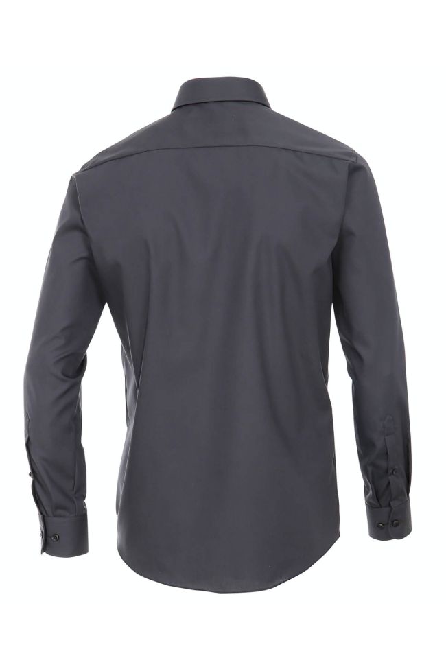 Casamoda Hemd Herren Casamoda Regular Bügelfreie Einfarbig Kragen Französisch Lange Ärmel