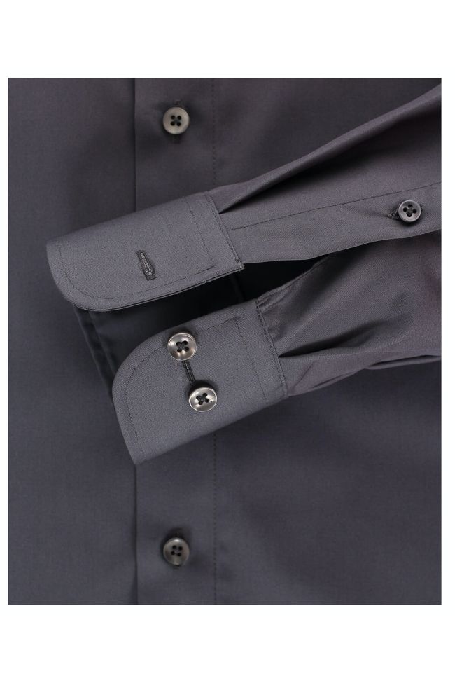 Casamoda Hemd Herren Casamoda Regular Bügelfreie Einfarbig Kragen Französisch Lange Ärmel