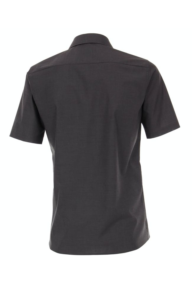 Casamoda Hemd Herren Casamoda Regular Bügelfreie Einfarbig Kragen Französisch Kurze Ärmel