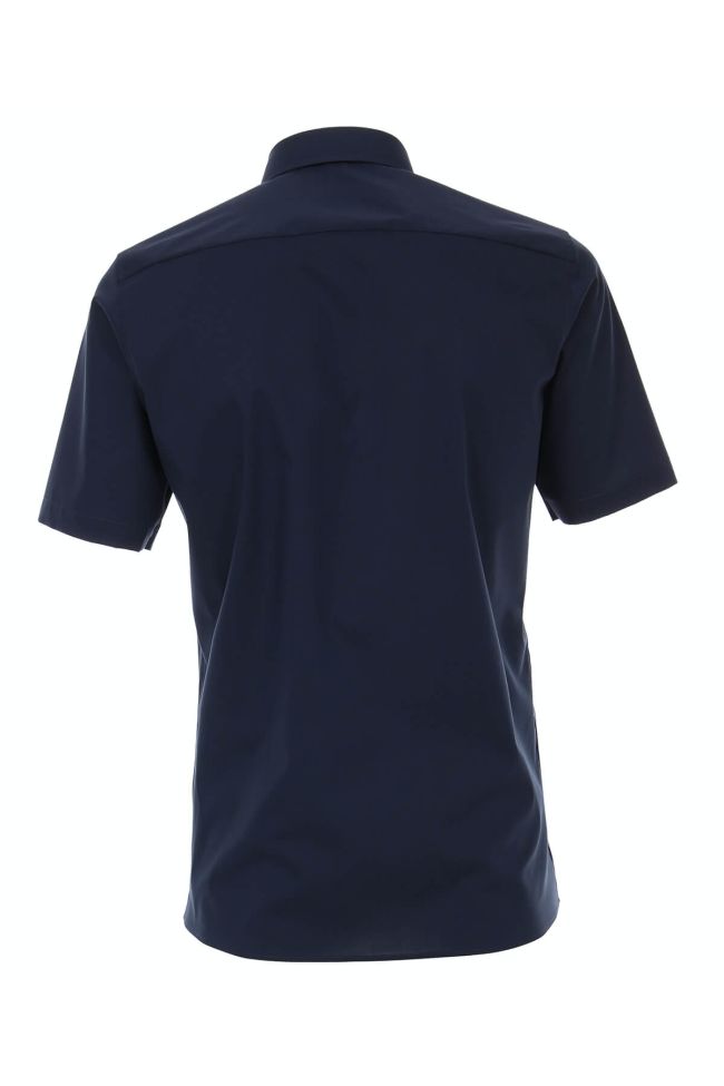 Casamoda Hemd Herren Casamoda Regular Bügelfreie Einfarbig Kragen Französisch Kurze Ärmel