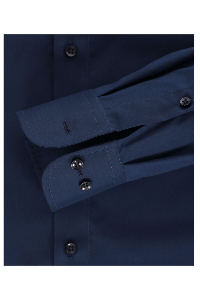 Casamoda Hemd Herren Casamoda Regular Bügelfreie Einfarbig Kragen Französisch Lange Ärmel