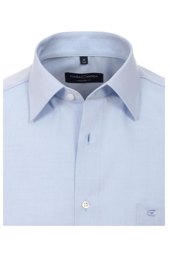 Casamoda Hemd Herren Casamoda Regular Bügelfreie Einfarbig Kragen Französisch Lange Ärmel