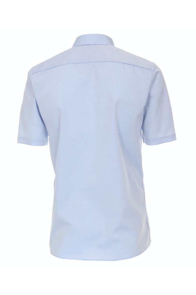 Casamoda Hemd Herren Casamoda Regular Bügelfreie Einfarbig Kragen Französisch Kurze Ärmel