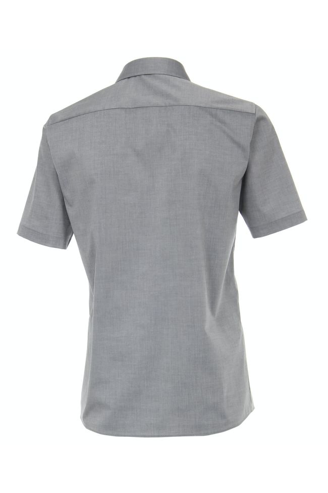 Casamoda Hemd Herren Casamoda Regular Bügelfreie Einfarbig Kragen Französisch Kurze Ärmel