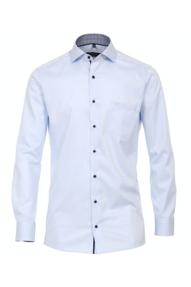 casamoda Hemd Herren Casamoda Regular Bügelfreie Einfarbig kragen Französisch Lange Ärmel