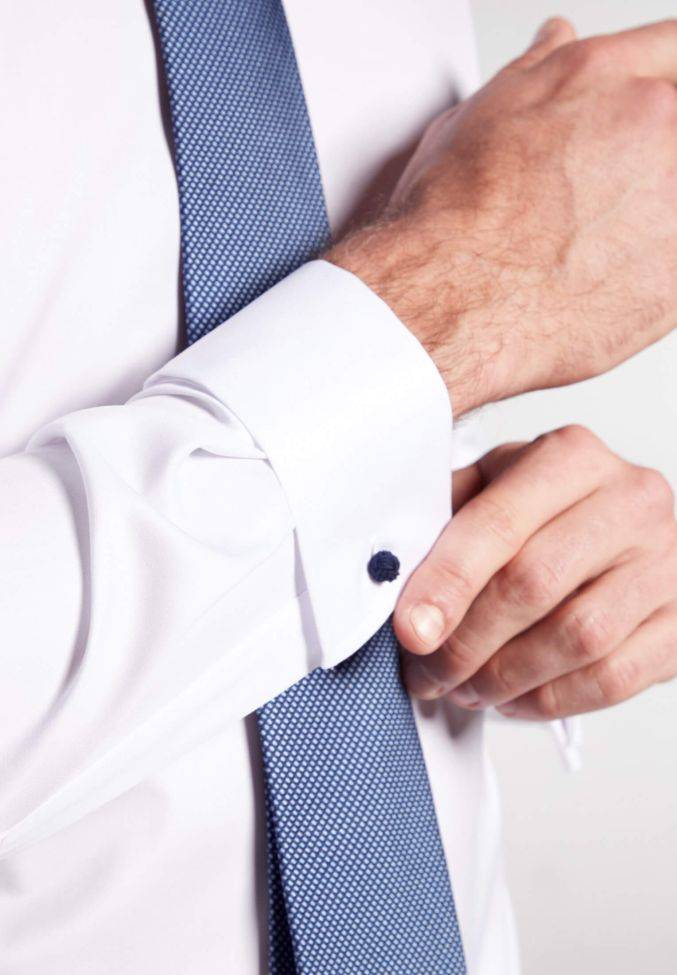 Eterna Hemd Herren Eterna Classic Bügelfreie Kragen Französisch Lange Ärmel