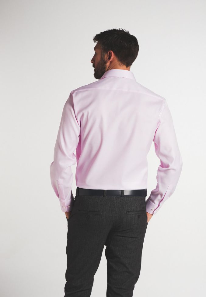 Eterna Hemd Herren Eterna Classic Bügelfreie Kragen Italienisch Lange Ärmel