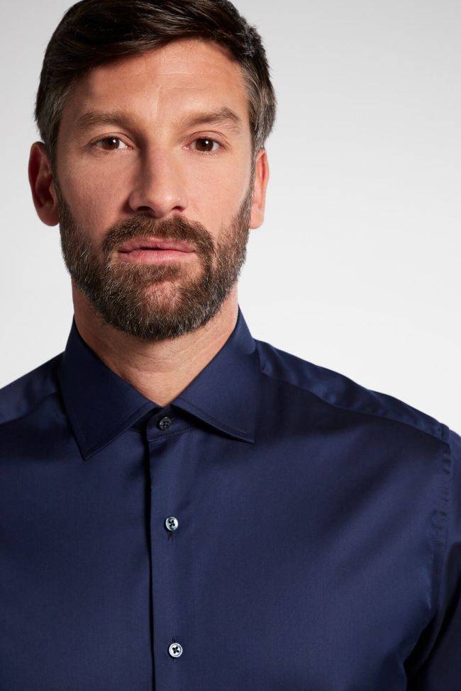 Eterna Hemd Herren Eterna Classic Bügelfreie Kragen Italienisch Lange Ärmel