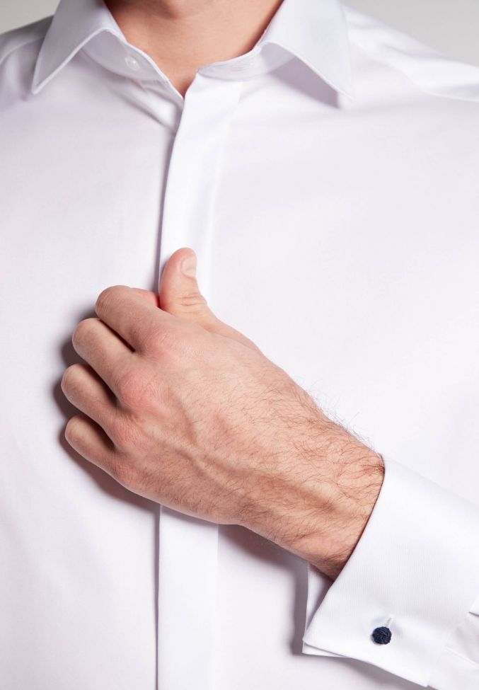 Eterna Hemd Herren Eterna Classic Bügelfreie Kragen Italienisch Lange Ärmel