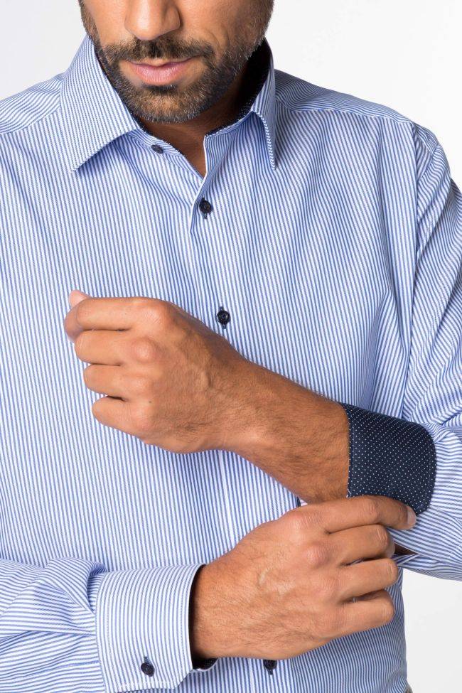 Eterna Hemd Herren Eterna Classic Bügelfreie Kragen Italienisch Lange Ärmel