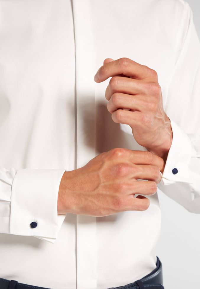 Eterna Hemd Herren Eterna Classic Bügelfreie Kragen Italienisch Lange Ärmel