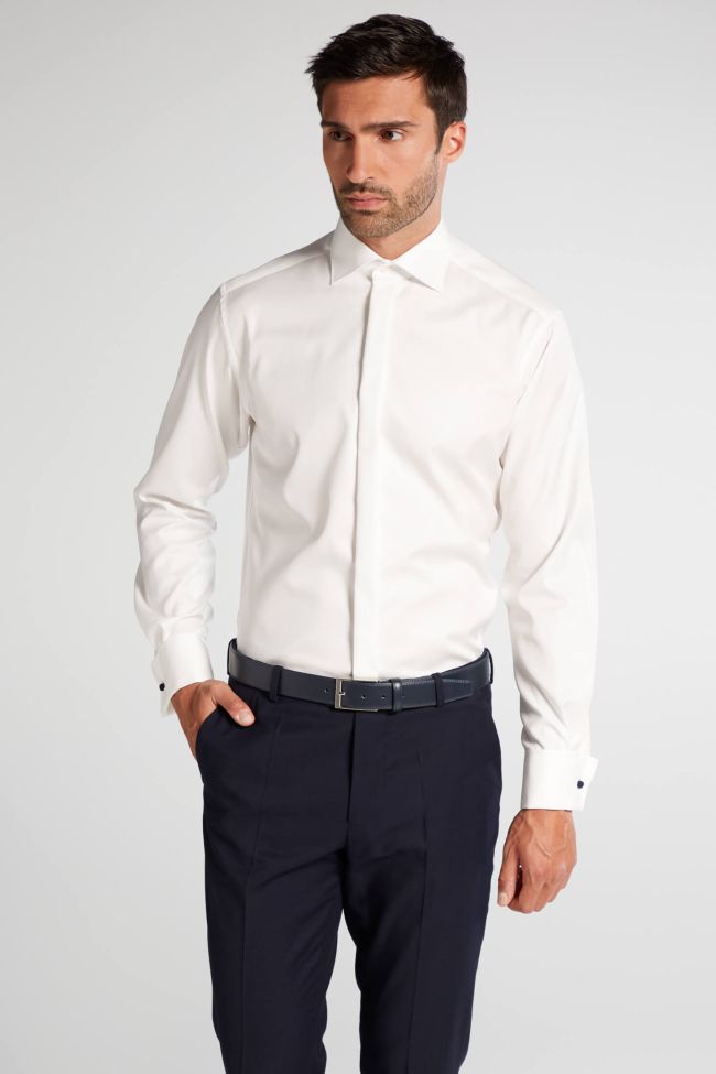 eterna Hemd Herren Eterna Classic Bügelfreie kragen Italienisch Lange Ärmel