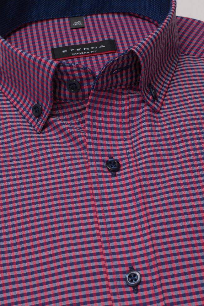 Eterna Hemd Herren Eterna Classic Bügelfreie Kragen Italienisch Lange Ärmel