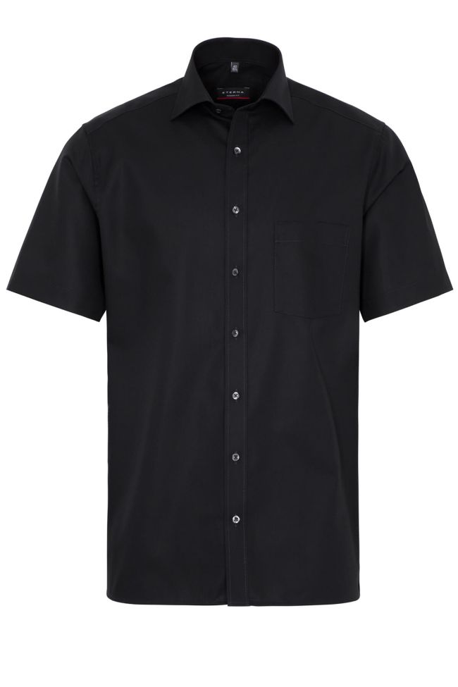 Eterna Hemd Herren Eterna Classic Bügelfreie Kragen Italienisch Kurze Ärmel