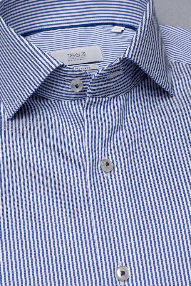 Eterna Hemd Herren Eterna Classic Bügelfreie Kragen Italienisch Lange Ärmel