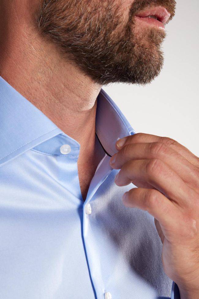 Eterna Hemd Herren Eterna Classic Bügelfreie Kragen Italienisch Lange Ärmel