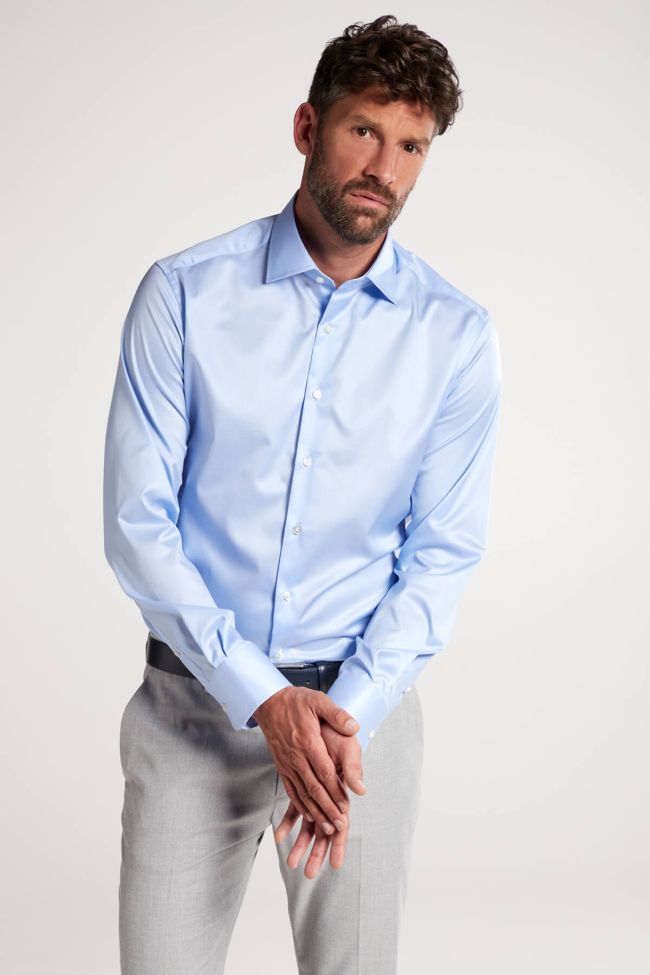 eterna Hemd Herren Eterna Classic Bügelfreie kragen Italienisch Lange Ärmel