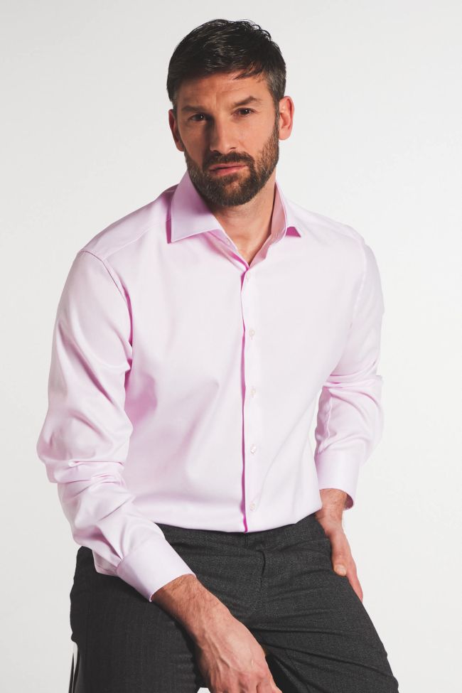 eterna Hemd Herren Eterna Classic Bügelfreie kragen Italienisch Lange Ärmel