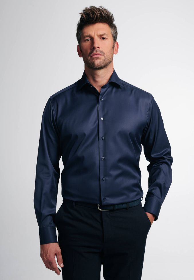 Eterna Hemd Herren Eterna Classic Bügelfreie Lange Ärmel