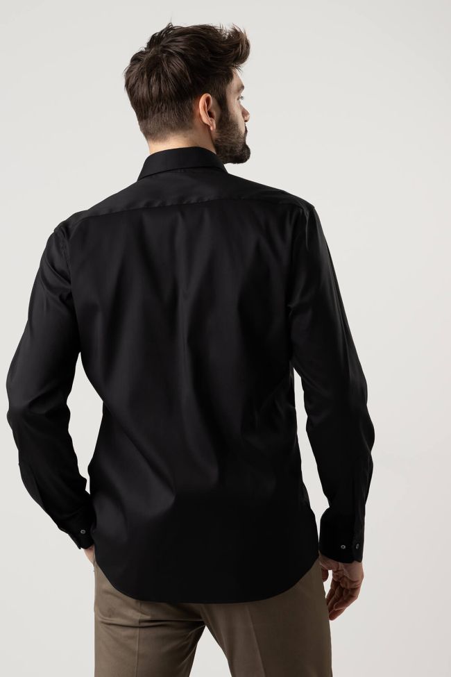 Eterna Hemd Herren Eterna Classic Einfarbig 37% Cotton 63% Lyocell Kragen Französisch Lange Ärmel