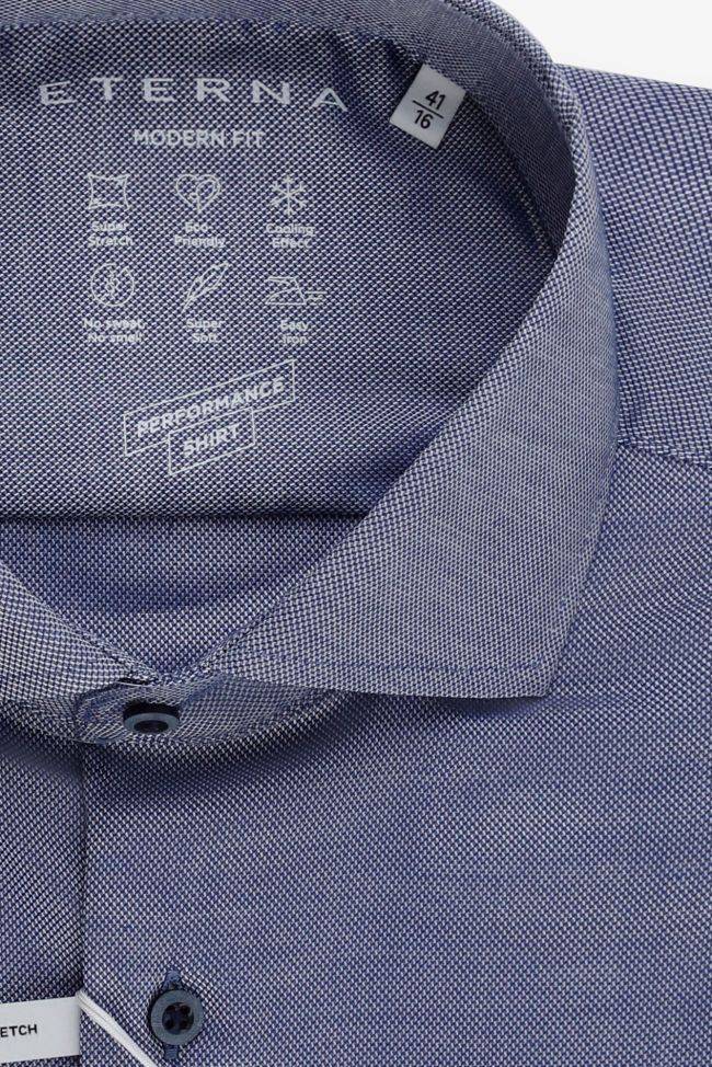 Eterna Hemd Herren Eterna Classic Halb Unifarben 40% Cotton 57% Pa 3% Ea Kragen Französisch Lange Ärmel