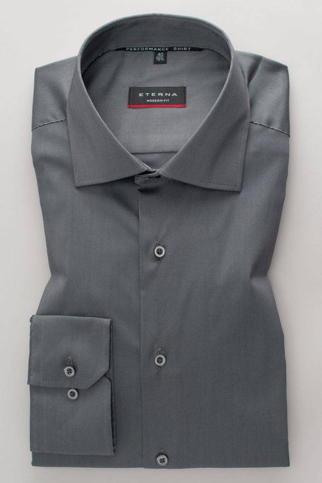 eterna Hemd Herren Eterna Classic kragen Italienisch Lange Ärmel