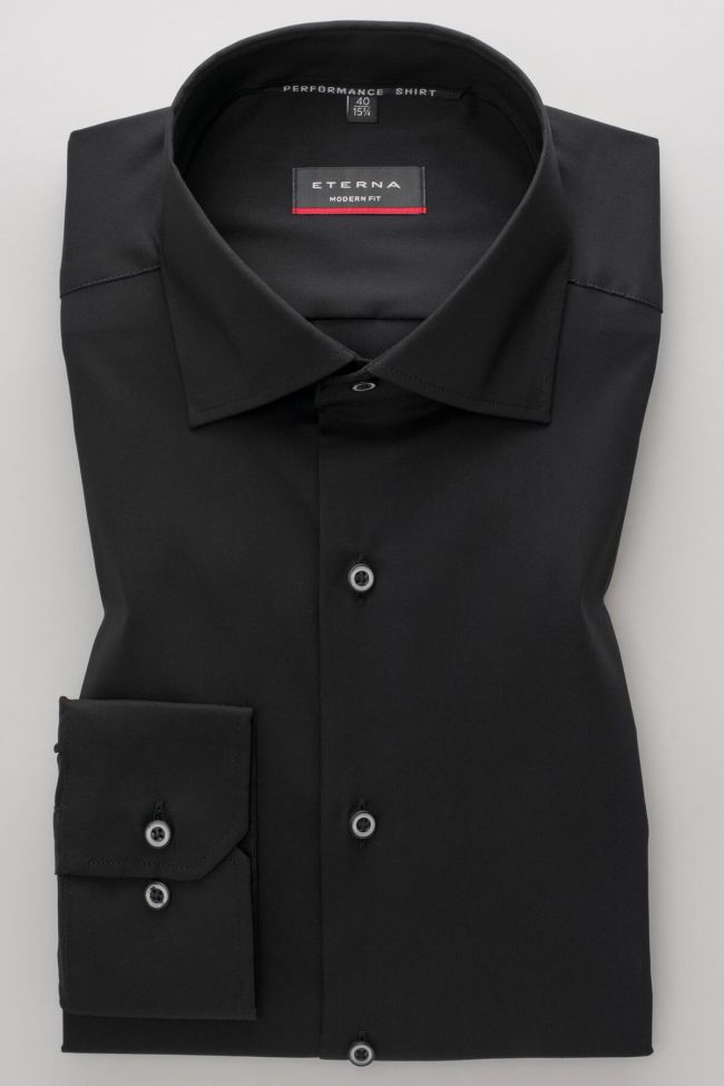 Eterna Hemd Herren Eterna Classic Kragen Italienisch Lange Ärmel