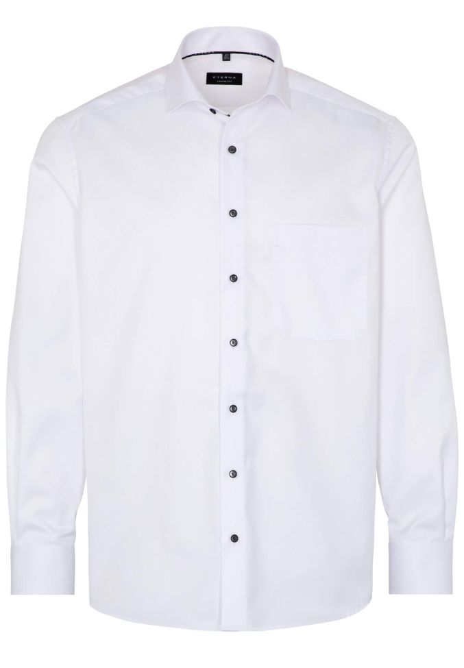 Eterna Hemd Herren Eterna Comfort Bügelfreie Kragen Französisch Lange Ärmel