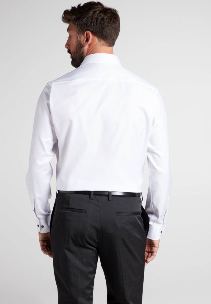 Eterna Hemd Herren Eterna Comfort Bügelfreie Kragen Französisch Lange Ärmel